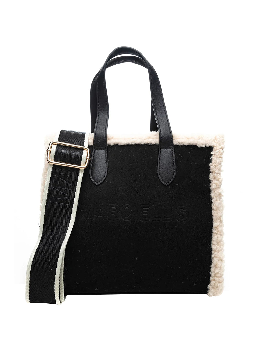 MARC ELLIS Borsa a Mano Buby Suede M Marc Ellis - Nero Nero