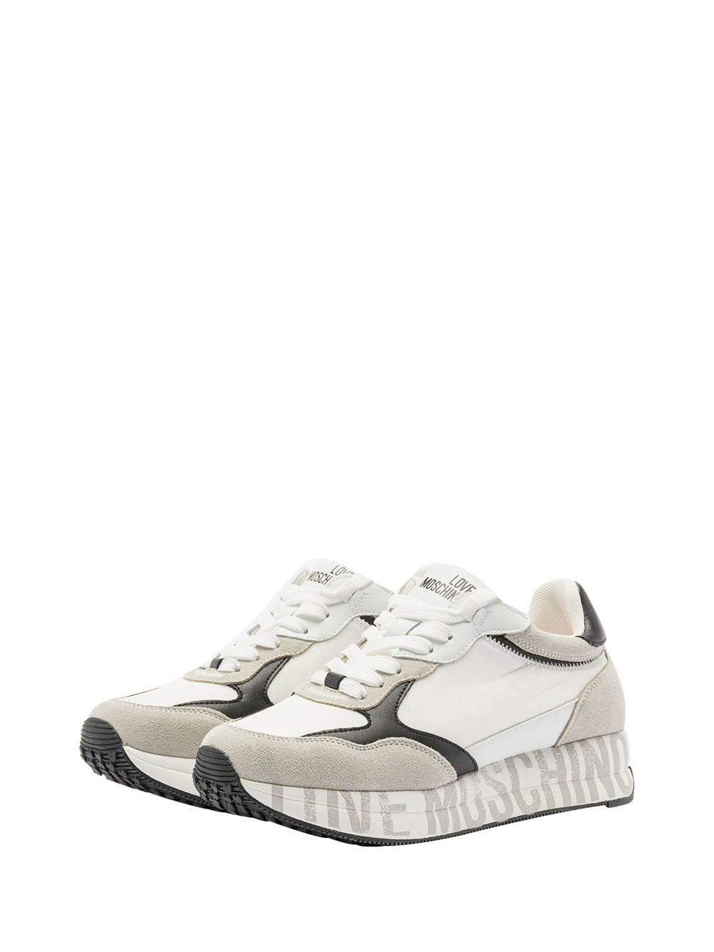 MOSCHINO CALZATURE PRE Sneakers Moschino - Bianco Bianco/perla