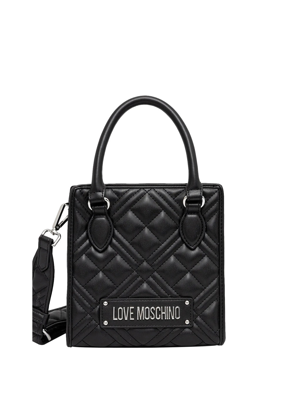 MOSCHINO STC Moschino Borsa A Mano JC4211PP0MLA000B Nero Nero/nikel