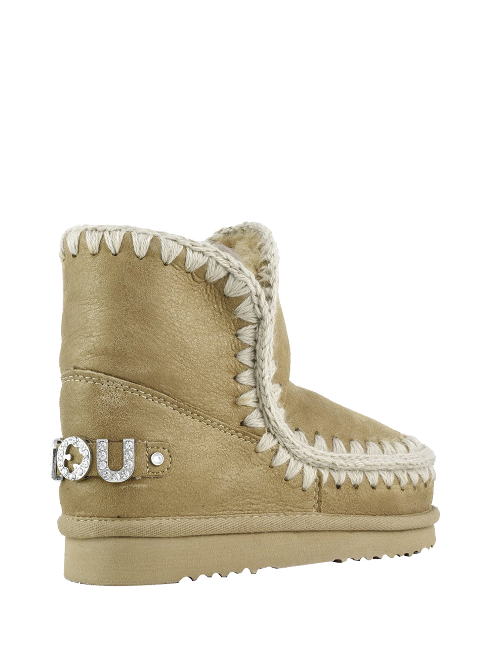 MOU Mou Eskimo 18 Rhinestones Logo - Tobacco TOBACCO
