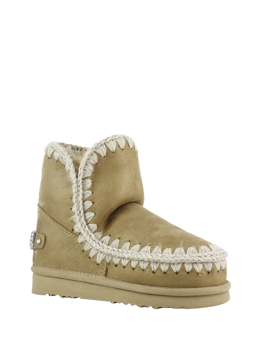 MOU Mou Eskimo 18 Rhinestones Logo - Tobacco TOBACCO