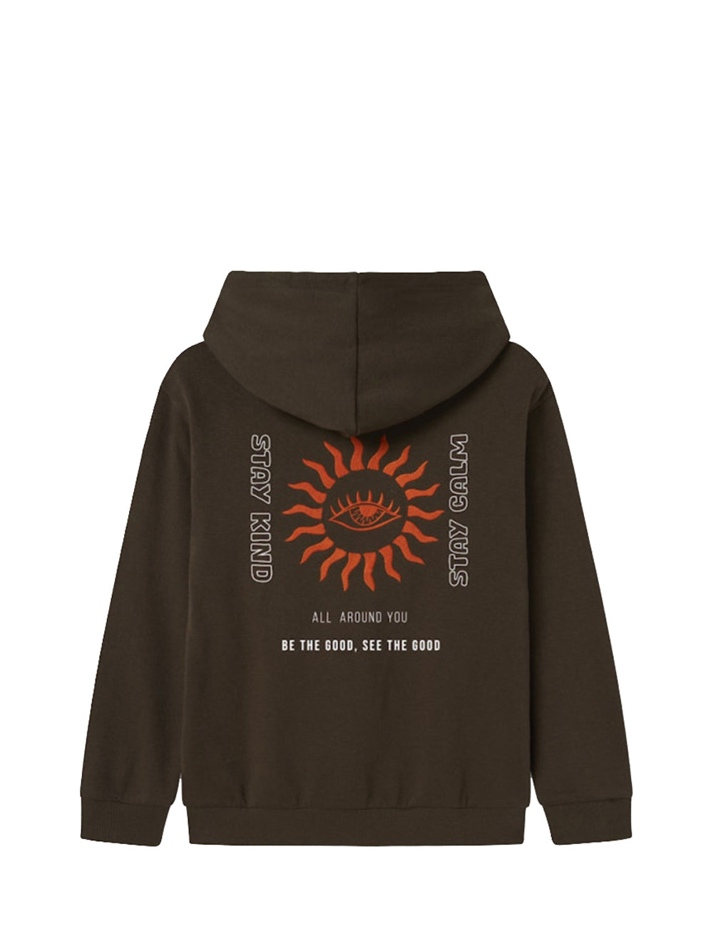 NAME IT Name It Nkmlanton ls Nreg Sweat Felpa Bambino Marrone Scuro - Marrone Marrone scuro