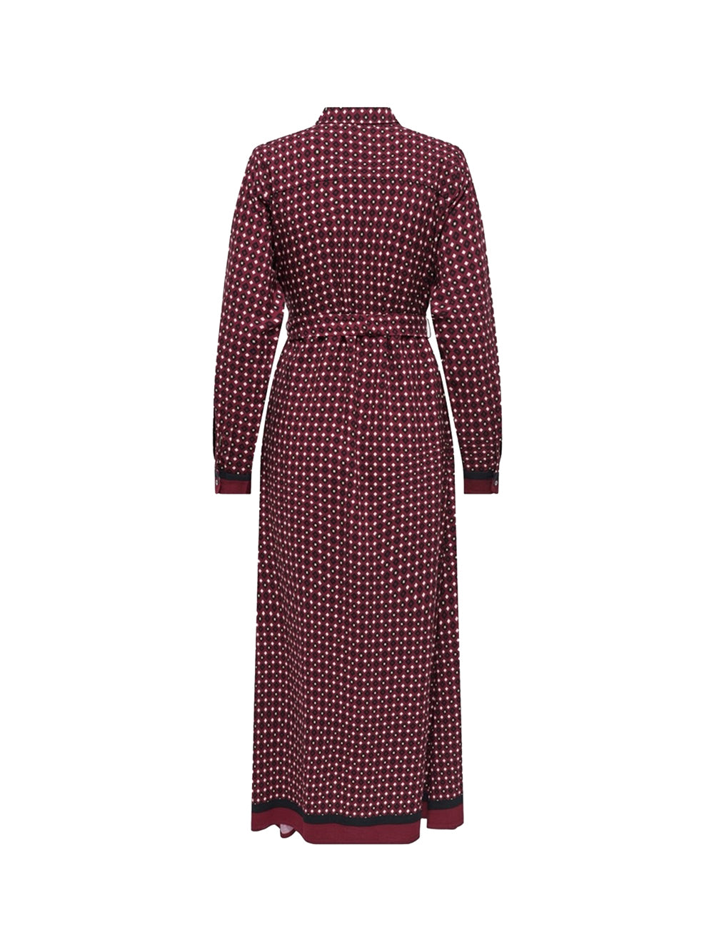 ONLY DROP5 Only Abito Donna Bordeaux - Rosso BORDEAUX