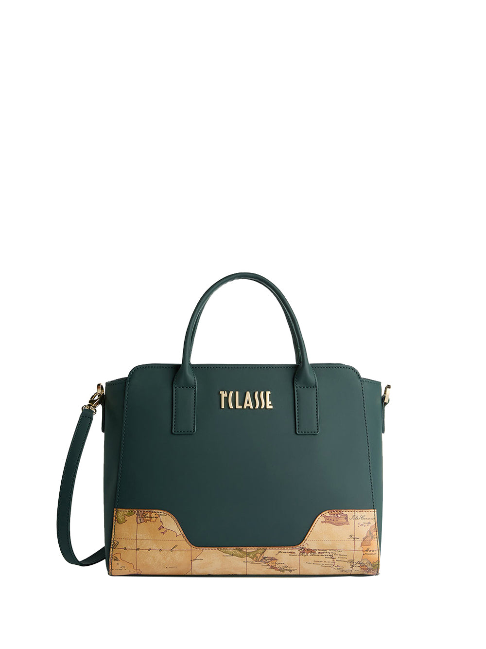 PRIMA CLASSE FLASH Alviero Martini Frost Geo borsa a mano Verde Bottiglia Verde