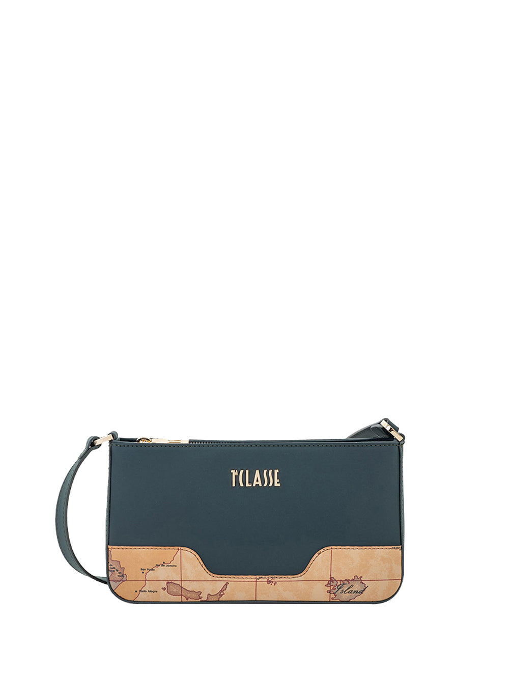 PRIMA CLASSE FLASH Alviero Martini Frost Geo tracollina Verde Bottiglia Verde