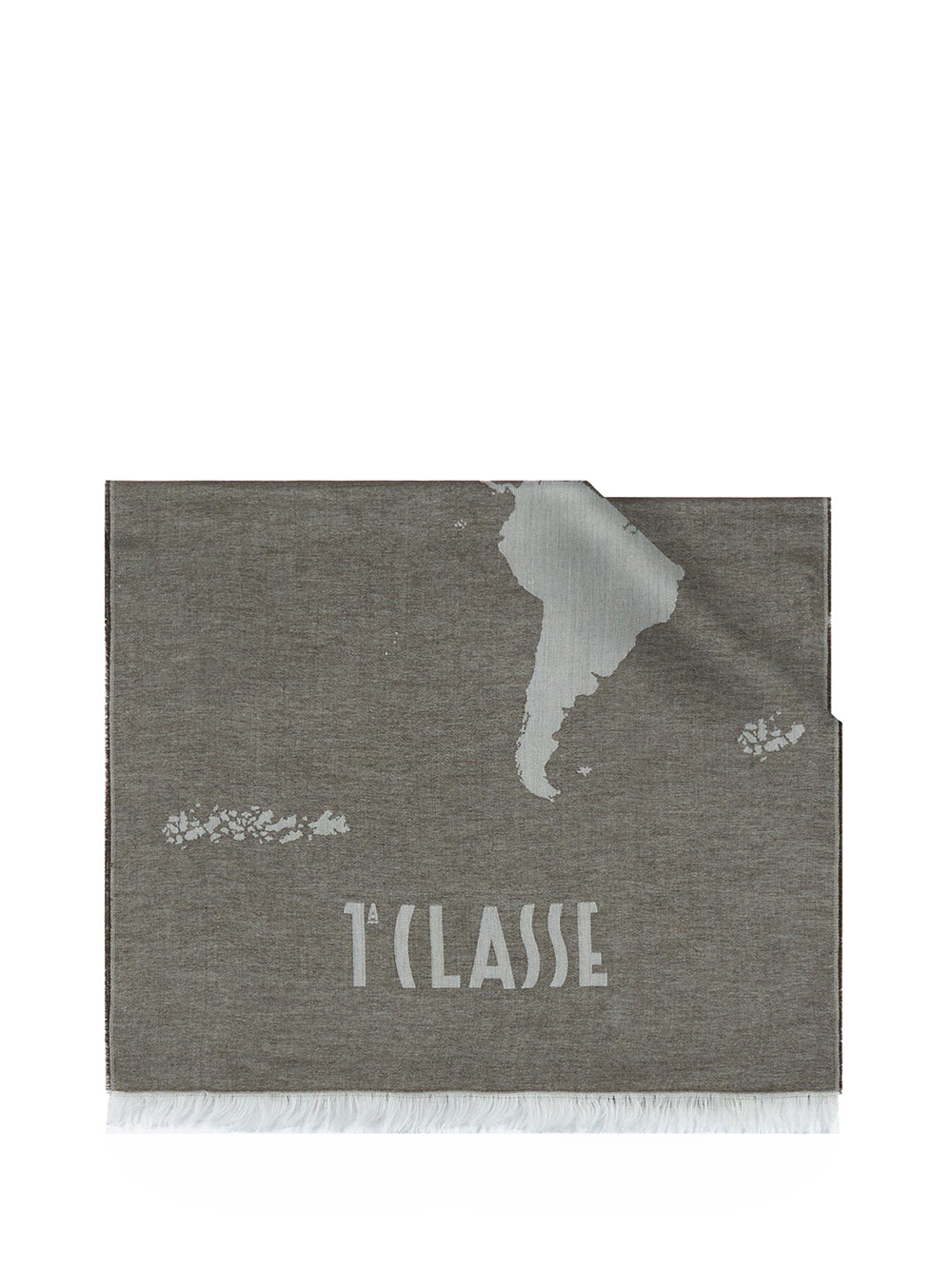 PRIMA CLASSE SETA Sciarpa Geo Pieno in misto modal e viscosa 50x180 Testa Di Moro Testa di moro