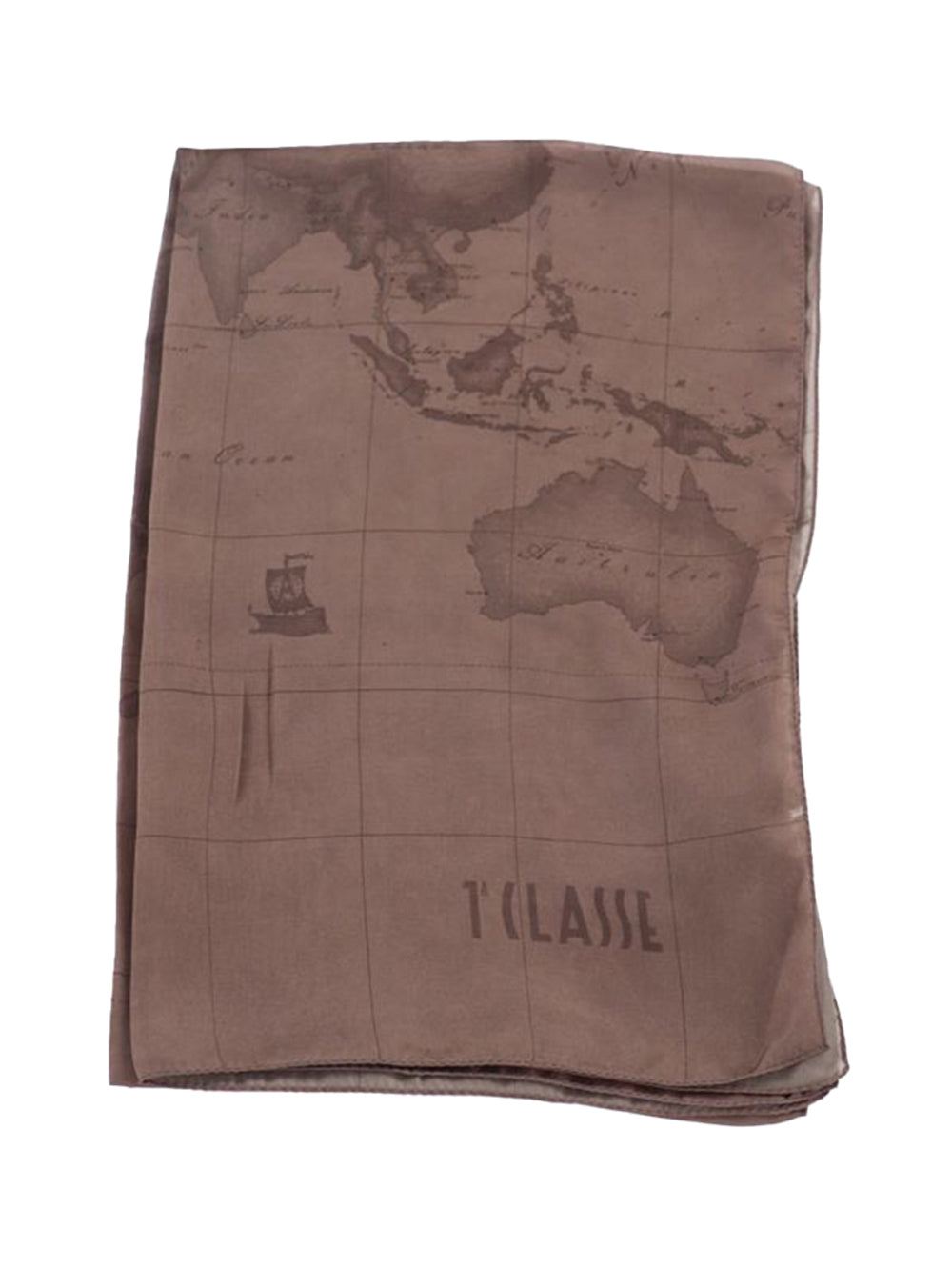 PRIMA CLASSE SETA Sciarpa con gioiello 1C 48x150 Taupe TAUPE