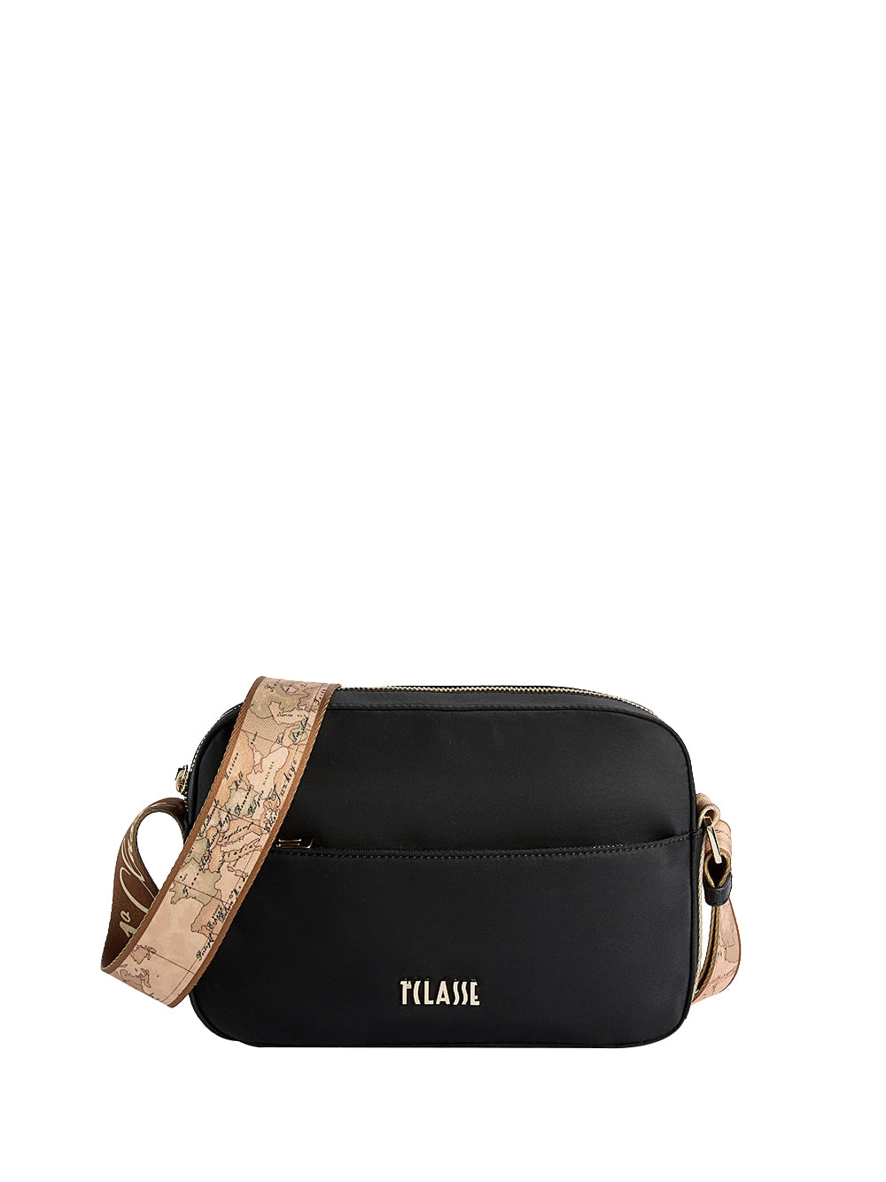 PRIMA CLASSE STAGIONE Alviero Martini Stormy Nylon tracolla reporter Nera Nero