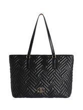 1C Matelassé borsa shopping Nera