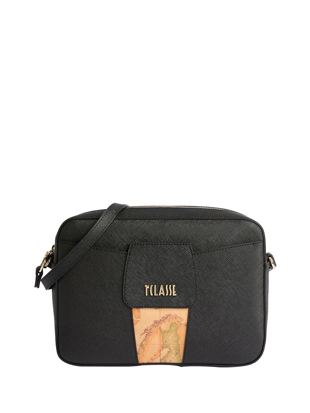 PRIMA CLASSE STAGIONE Alviero Martini Windy City tracolla reporter Nera Nero