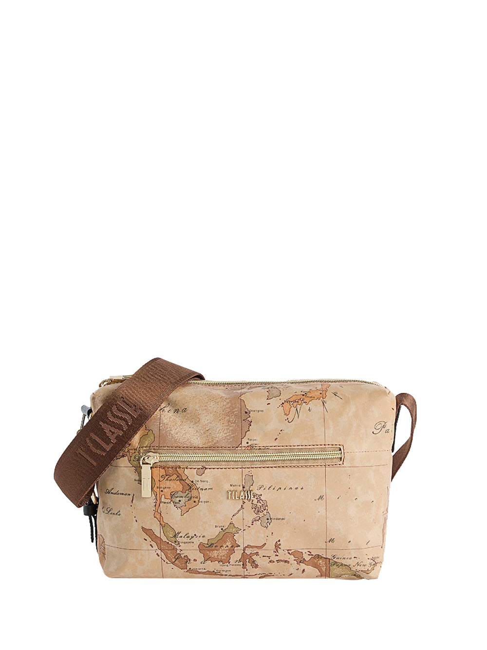 PRIMA CLASSE STAGIONE Alviero Martini Highland Soft tracollina con dettaglio Nero Nero