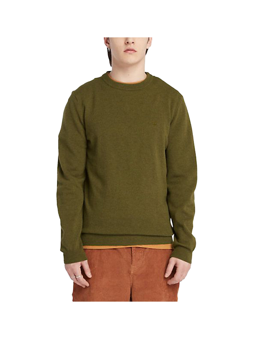 TIMBERLAND Timberland Maglione Cbrk Merino Crew - Olive Olive