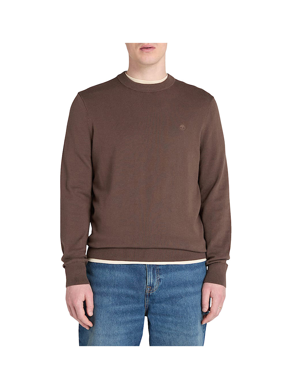 TIMBERLAND Maglione Timberland in Cotone Williams River - Marrone Marrone