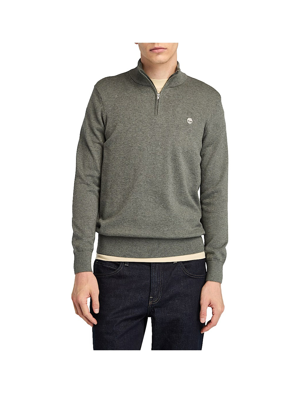 TIMBERLAND Maglione Timberland Wlrv Cotton Yd Sweater - Grigio Grigio