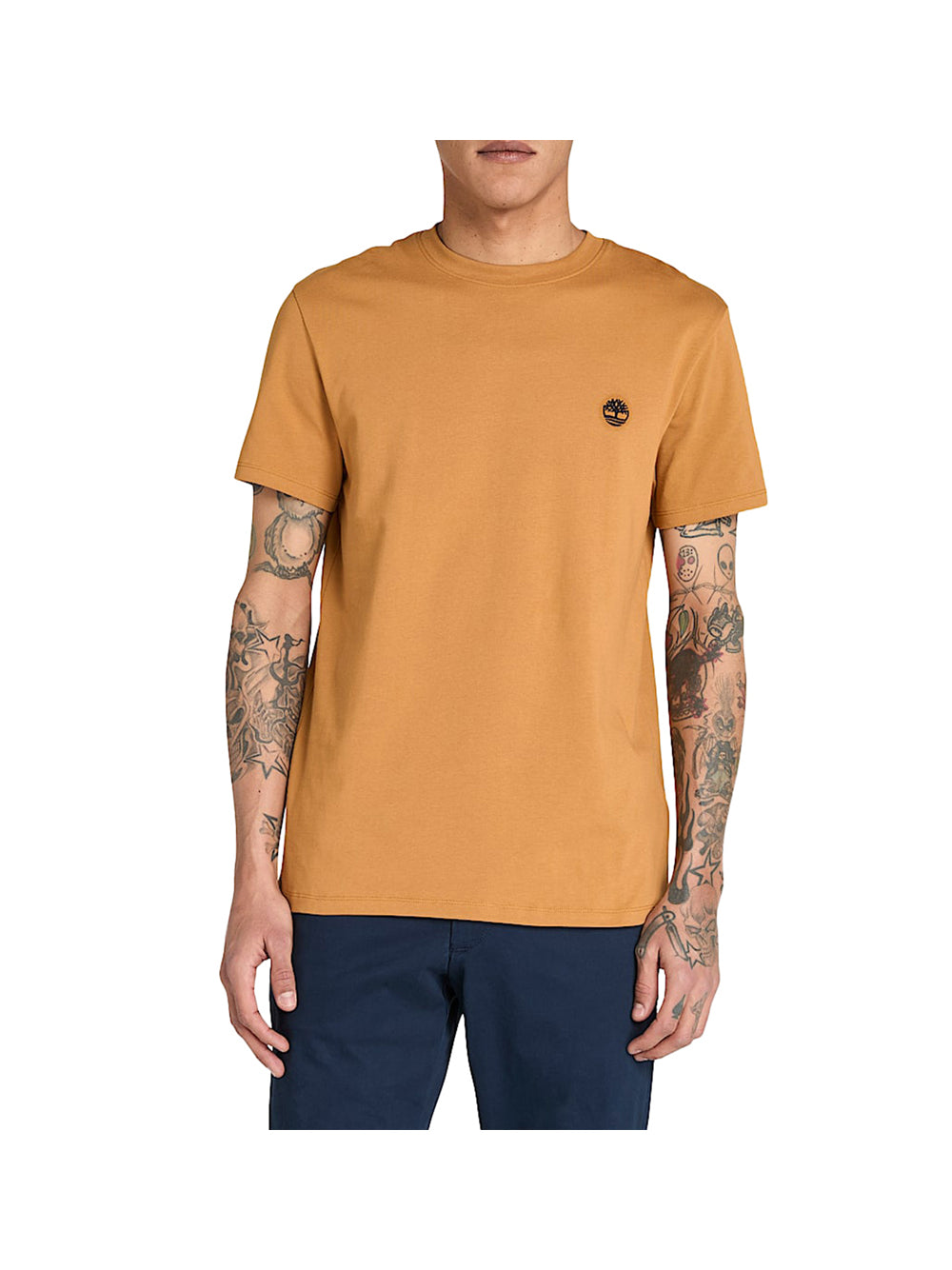 TIMBERLAND Timberland T-Shirt Uomo Giallo Ocra - Giallo Giallo ocra