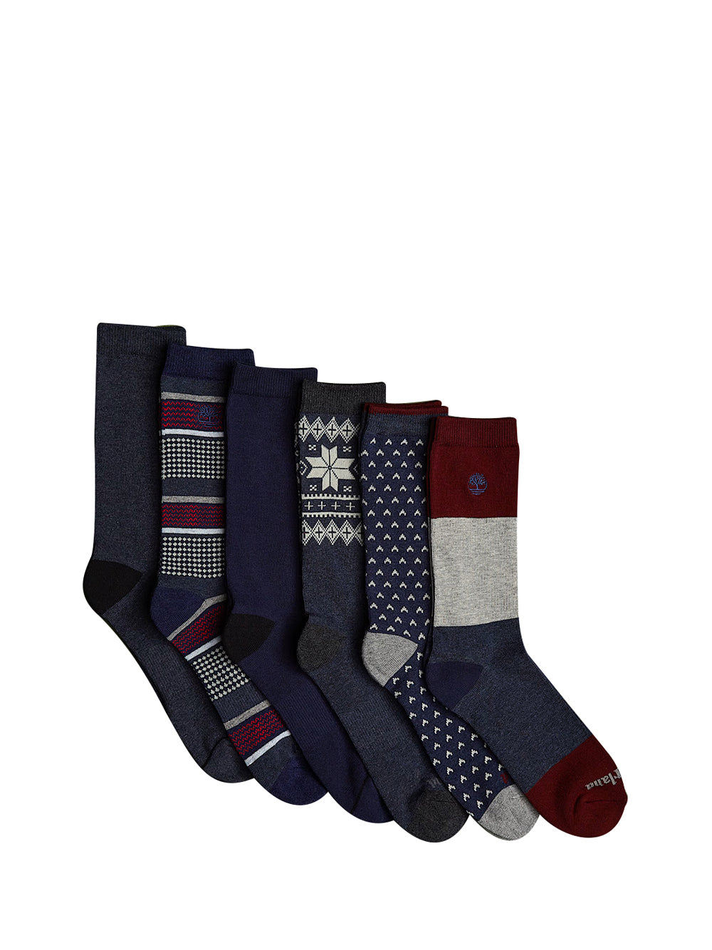 TIMBERLAND 6 Paia Di Calzini Timberland In Confezione Regalo - Blu Blu