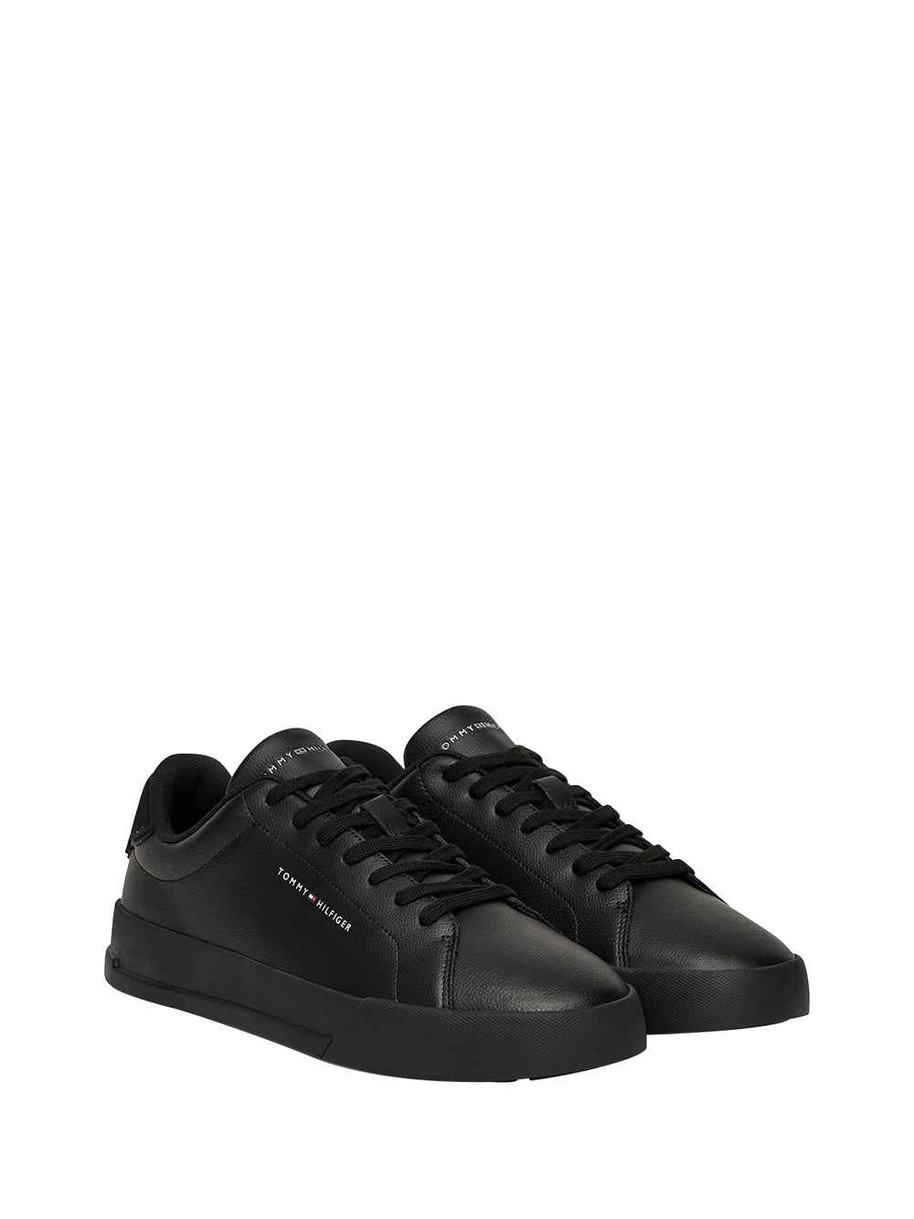 TOMMY HILFIGER 1USCITA Tommy Hilfiger Sneakers Th Court Lth Detail - Nero Nero