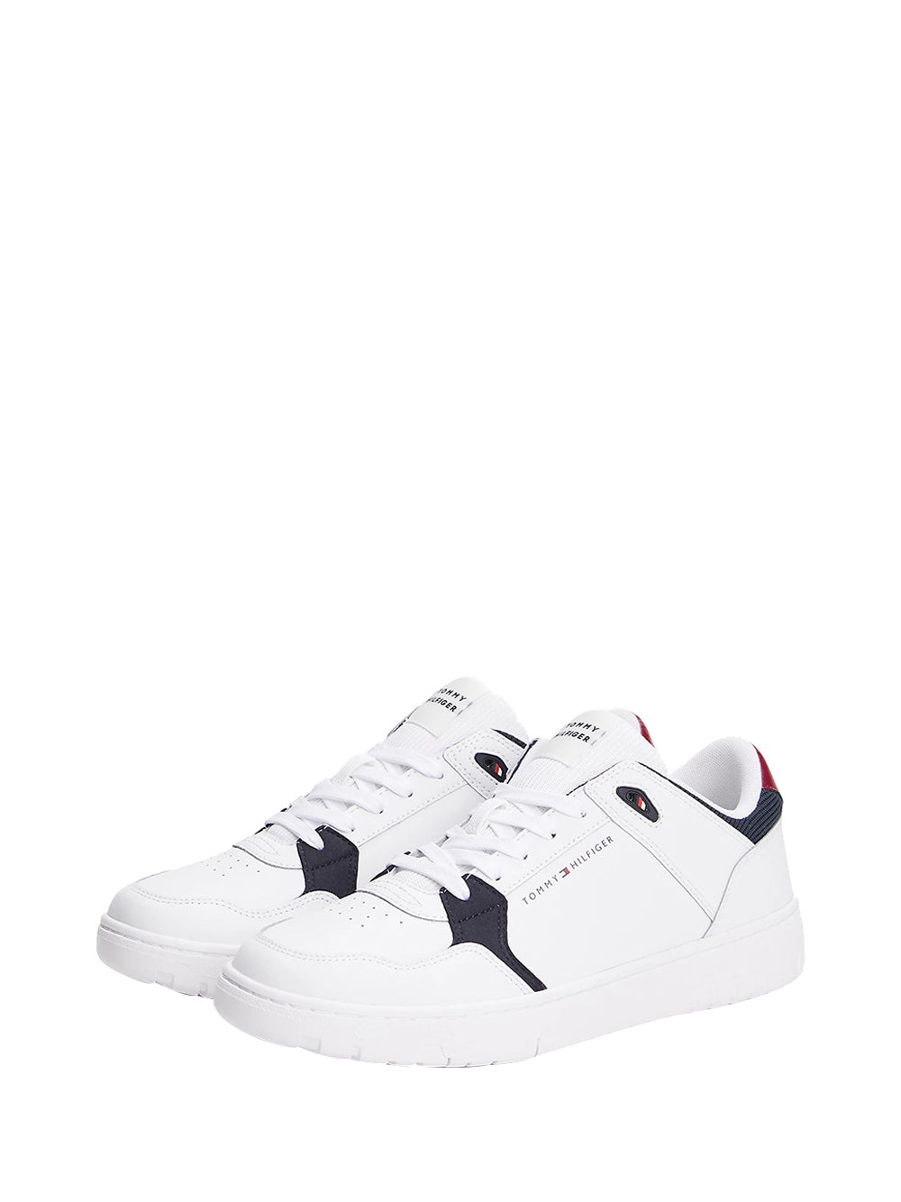 TOMMY HILFIGER 1USCITA Tommy Hilfiger Th Basket Core Lite Sneakers Uomo Bianco Bianco
