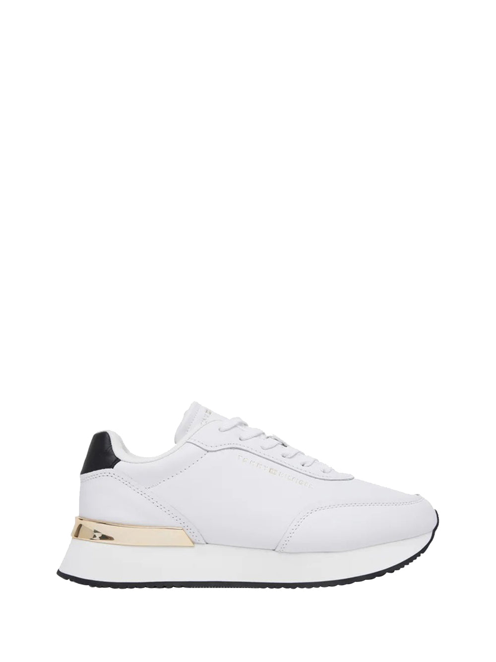 TOMMY HILFIGER 1USCITA Tommy Hilfiger Sneakers Chic Fashion Runner - Bianco Bianco/nero