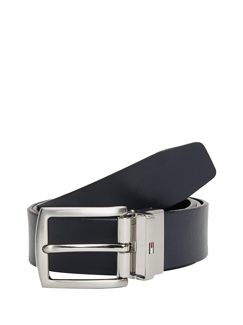 TOMMY HILFIGER 2USCITA Cintura Tommy Hilfiger Reversibile Denton In Pelle - Navy NAVY