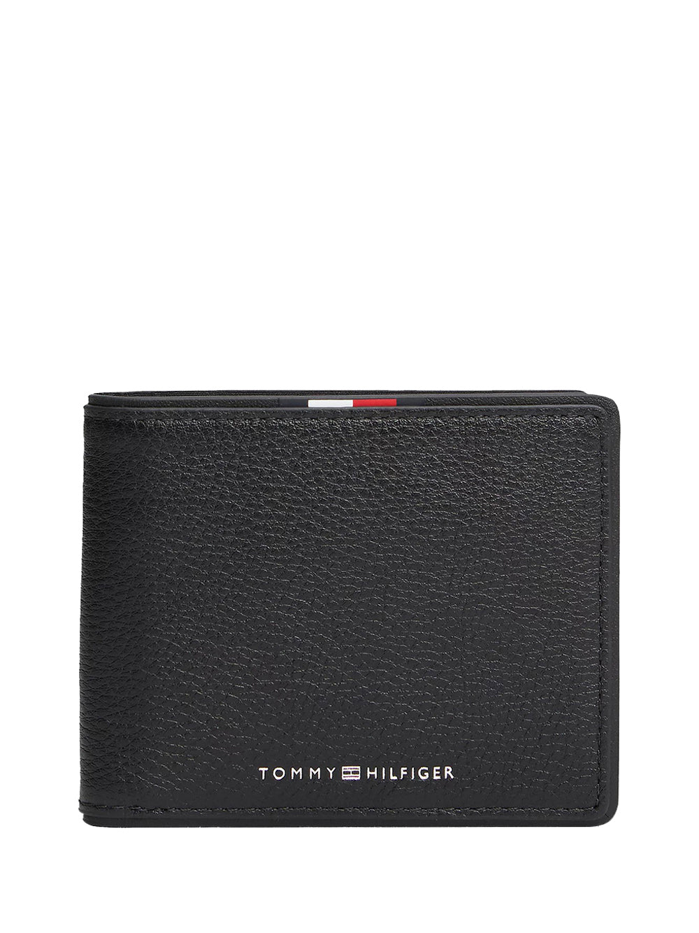 TOMMY HILFIGER 2USCITA Portafoglio Tommy Hilfiger Bifold Corporate in pelle Nero Nero