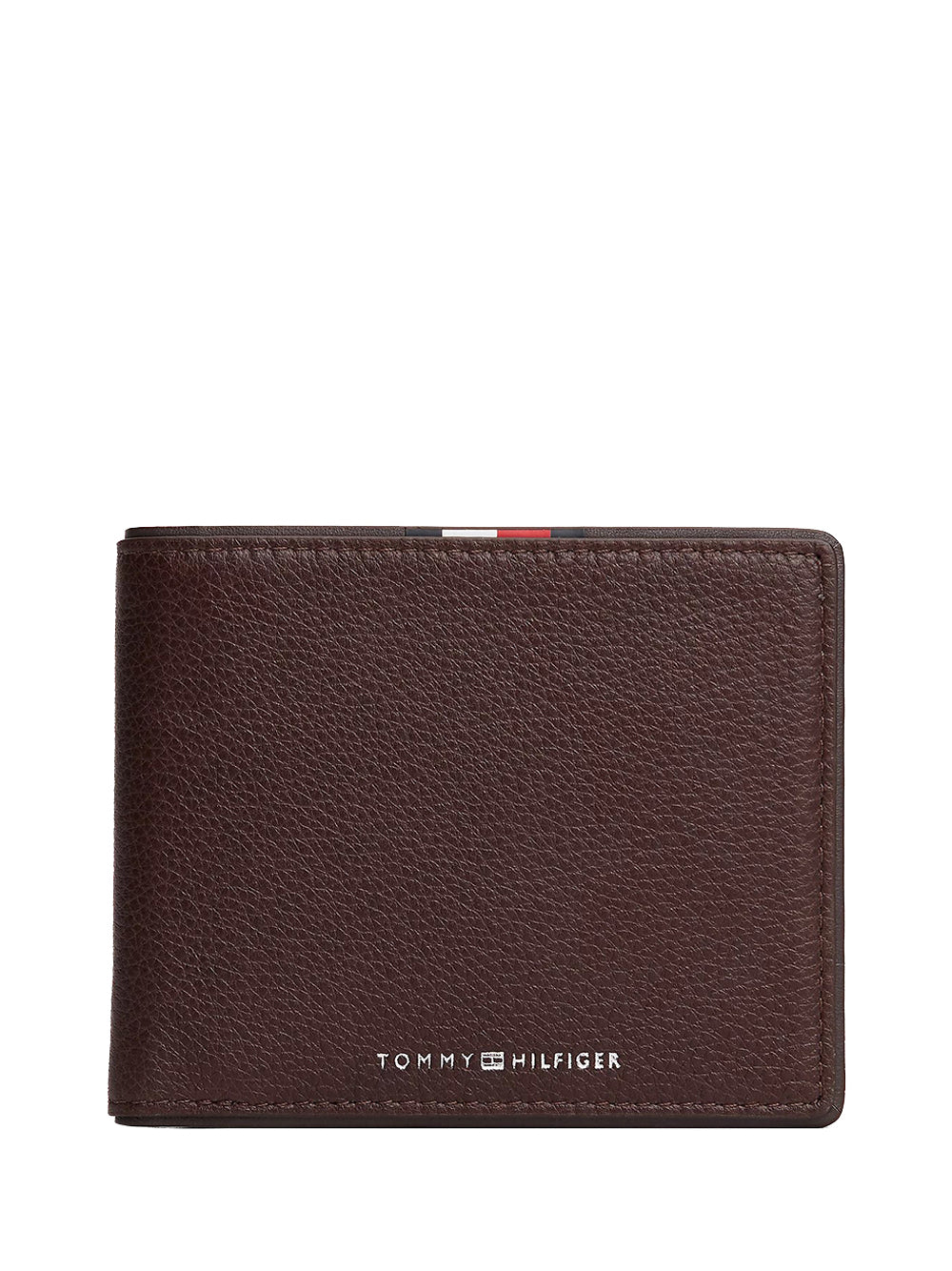 TOMMY HILFIGER 2USCITA Portafogli Tommy Hilfiger Corporate In Pelle Marrone Marrone