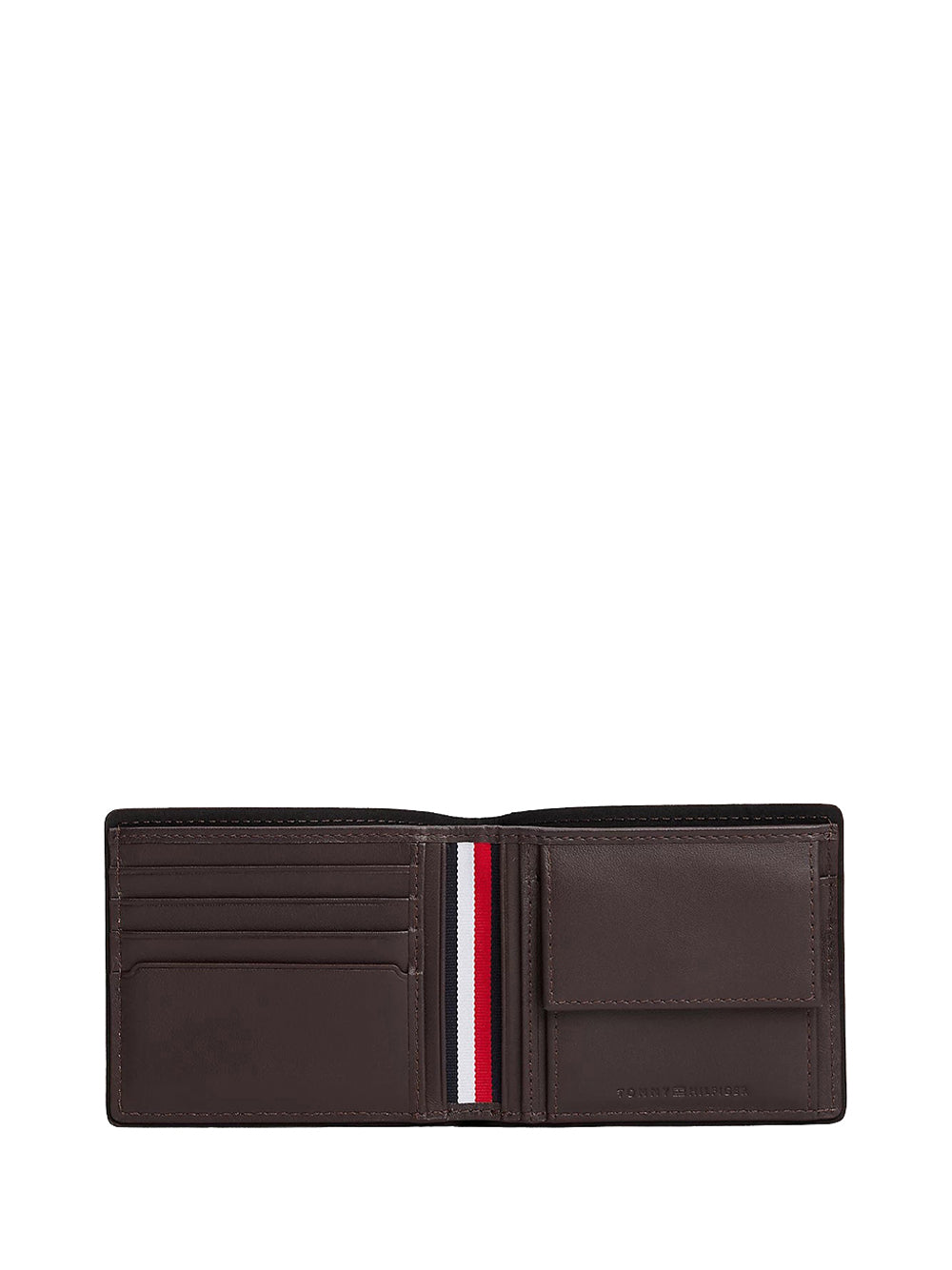 TOMMY HILFIGER 2USCITA Portafogli Tommy Hilfiger Corporate In Pelle Marrone Marrone