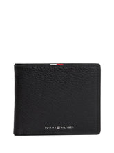 TOMMY HILFIGER 2USCITA Portafogli Tommy Hilfiger bifold Corporate in pelle Nero Nero