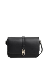 TOMMY HILFIGER 2USCITA Borsa a tracolla Tommy Hilfiger con patta e monogramma TH Nero Nero