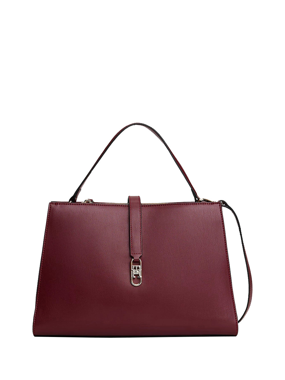 TOMMY HILFIGER 2USCITA Borsa A Mano Tommy Hilfiger Th Libre Satchel Rosso Rosso