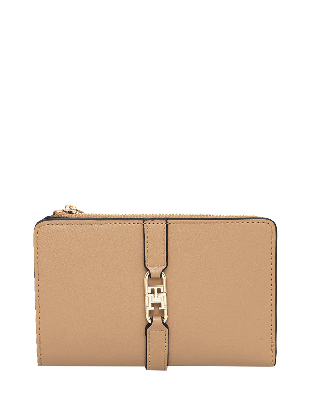 TOMMY HILFIGER 2USCITA Portafoglio Tommy Hilfiger bifold con monogramma TH Beige Beige