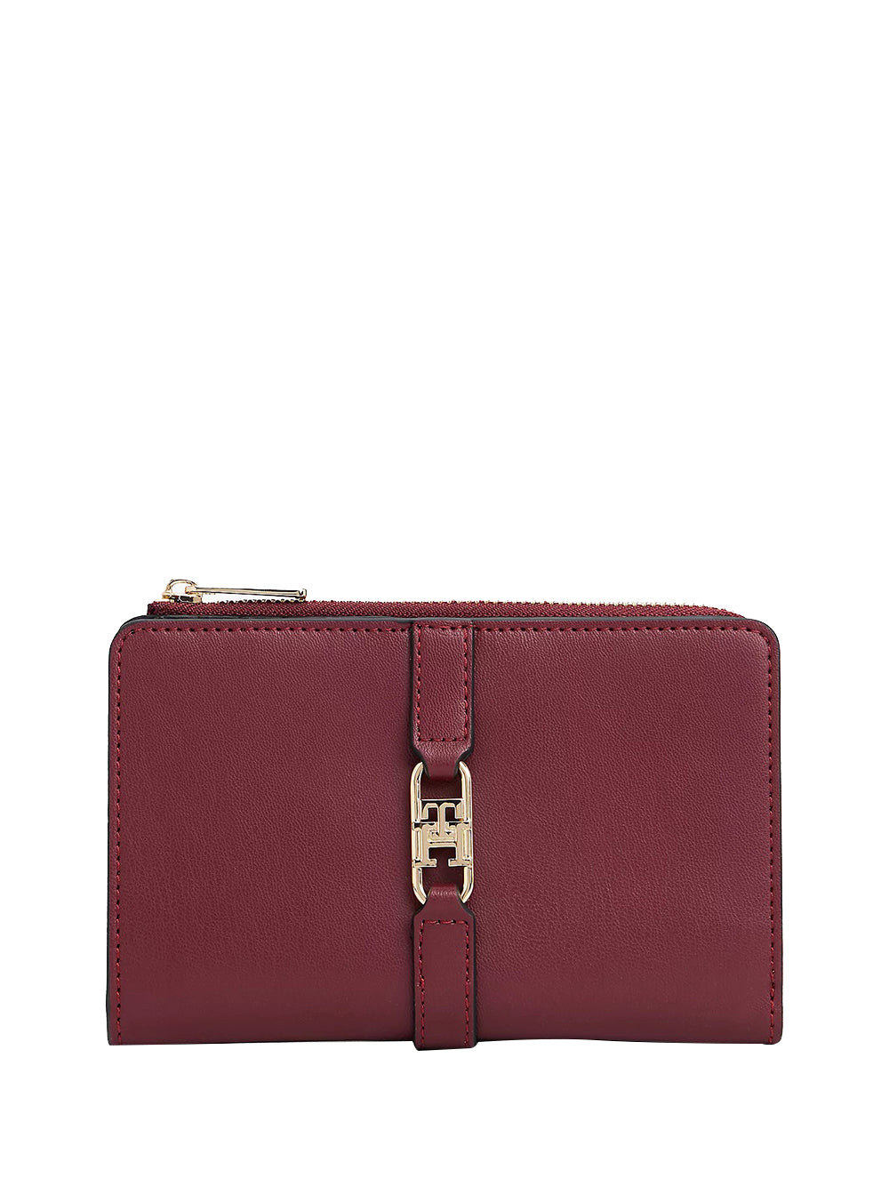 TOMMY HILFIGER 2USCITA Portafoglio Tommy Hilfiger bifold con monogramma TH Rosso Rosso