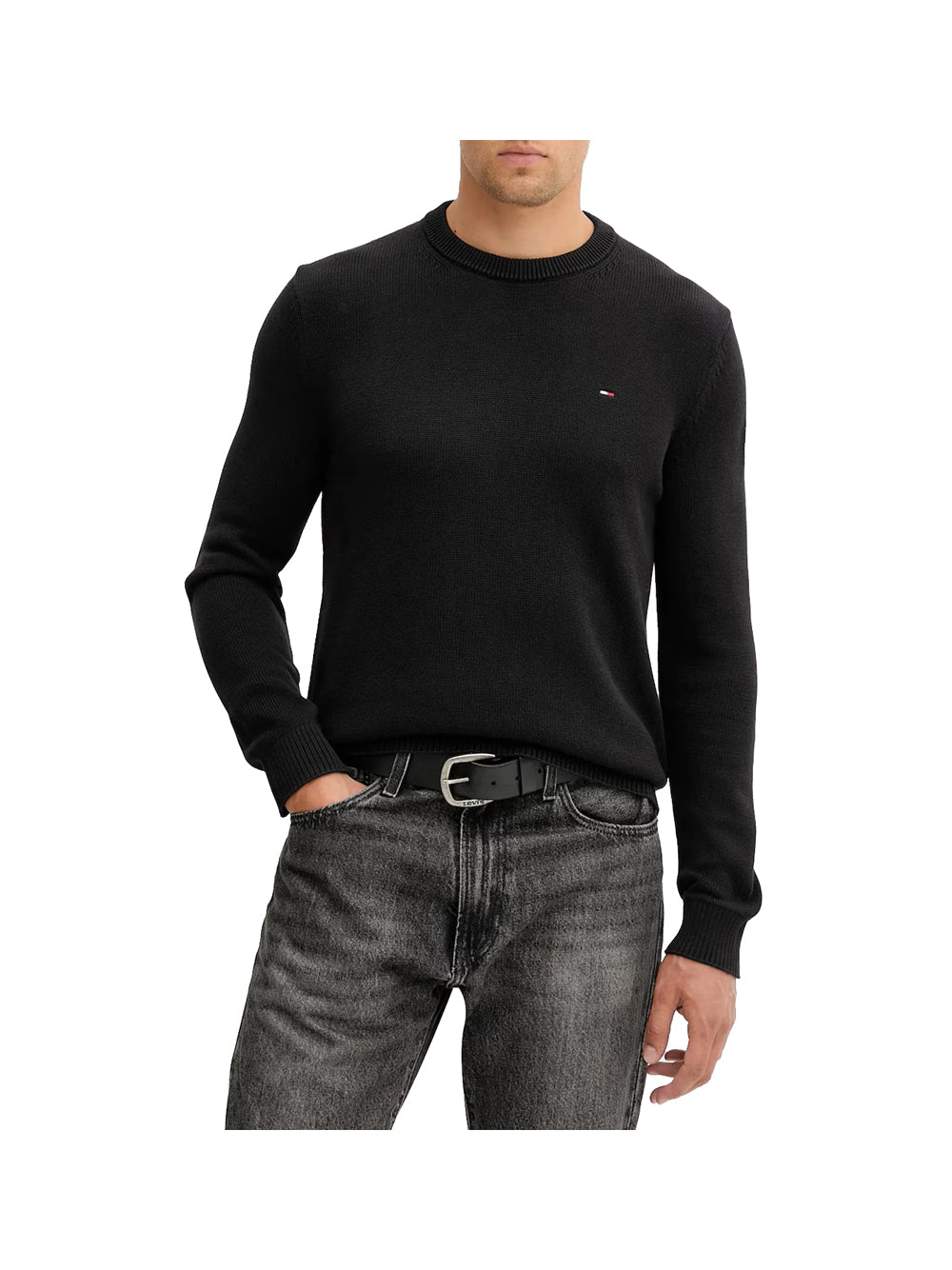 TOMMY JEANS 2USCITA Tommy Hilfiger Maglia Tjm Slim Ess Nero Nero