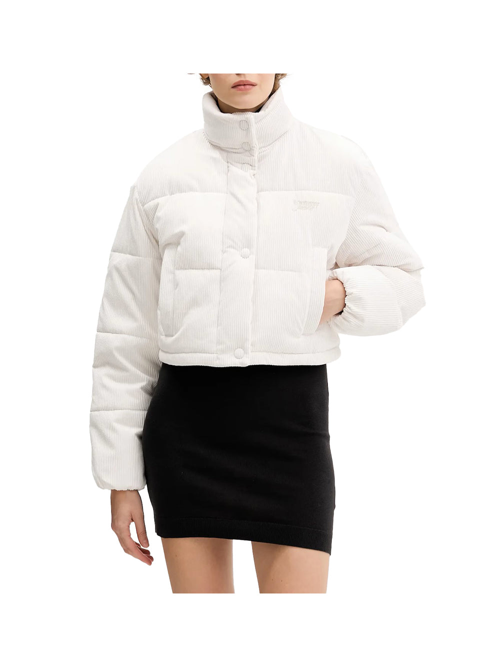 TOMMY JEANS 2USCITA Giubbotto Tommy Hilfiger Tjw Cord Puffer Bianco Bianco