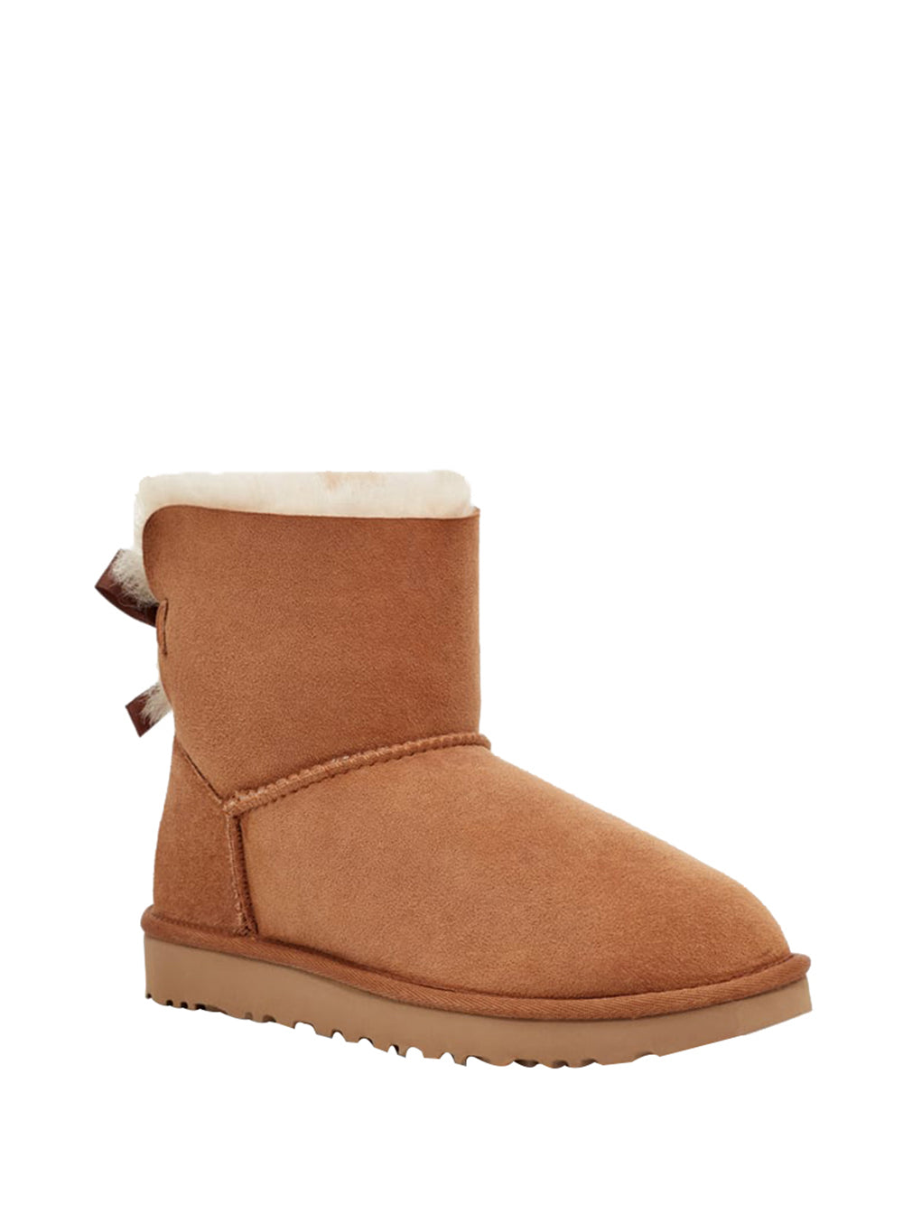 UGG Ugg Eskimo Boot Mini Bailey Bow II Donna Beige CHESTNUT