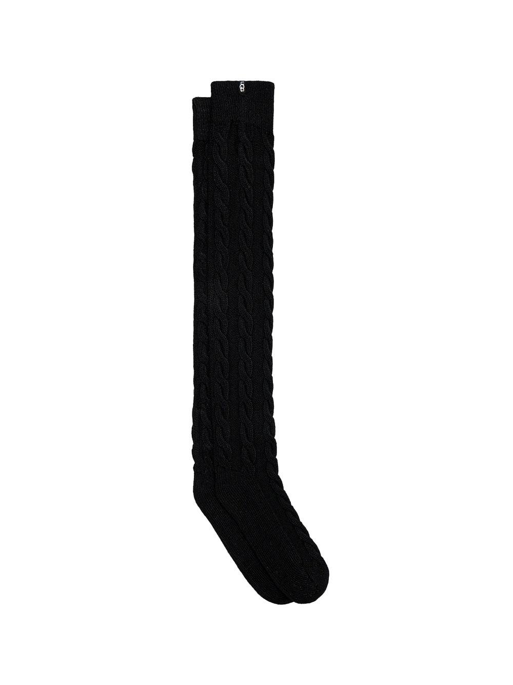UGG Calzini Ugg Alla Coscia In Maglia A Trecce Zanika - Nero Nero
