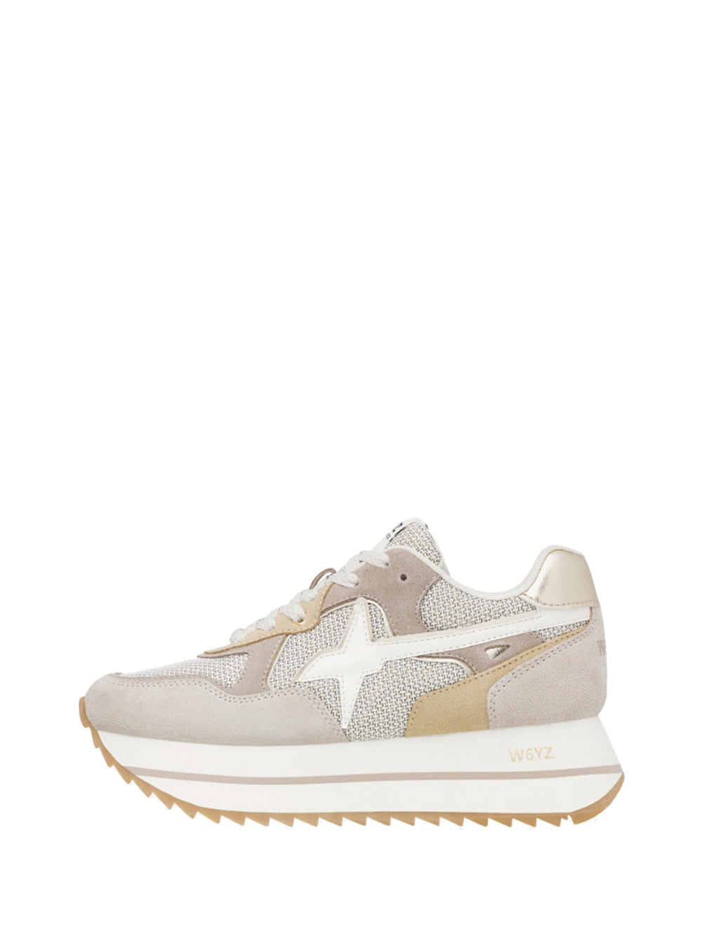 W6YZ W6yz Sneakers Donna Beige/platino - Multicolore BEIGE/PLATINO