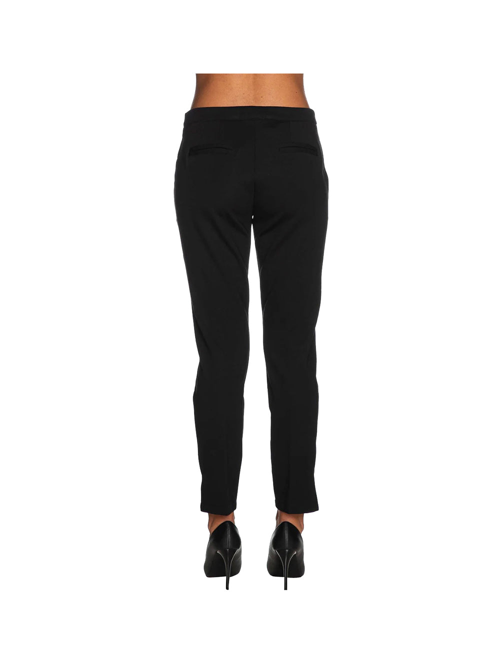 YES ZEE STC Pantalone Chinos Punto Milano Yes Zee - Nero Nero