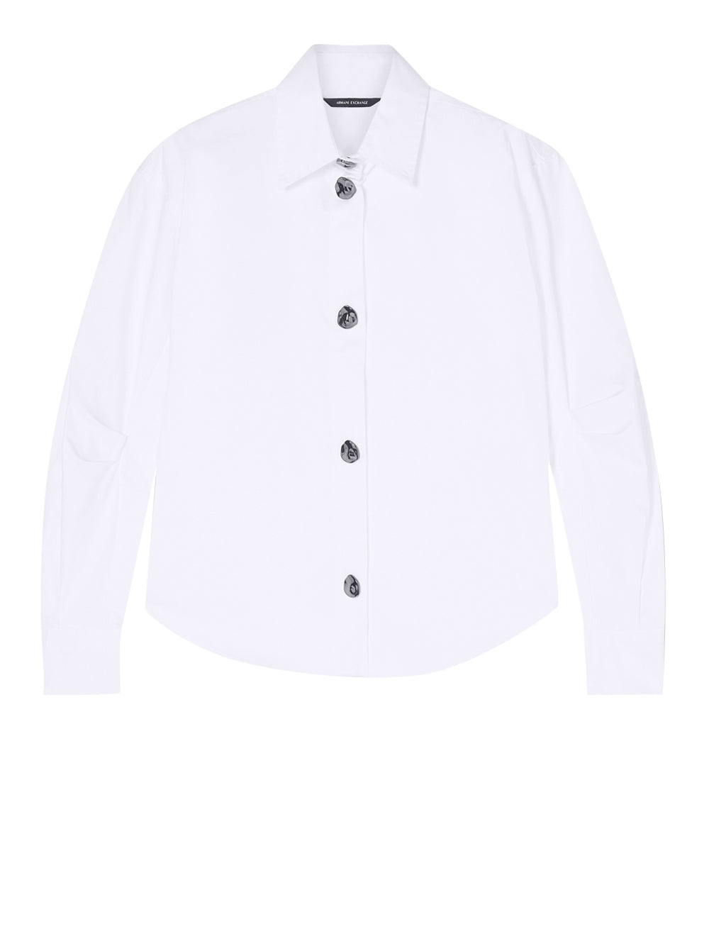 ARMANI EXCHANGE Armani Exchange Camicia Cotton Twill Shirt - Bianco Optic White