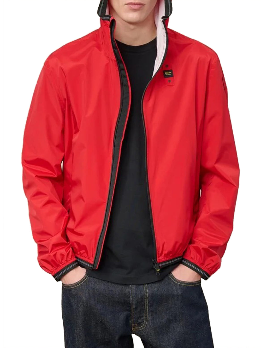 BLAUER Giacca a Vento Nastrata Farrin Blauer - Rosso Rosso