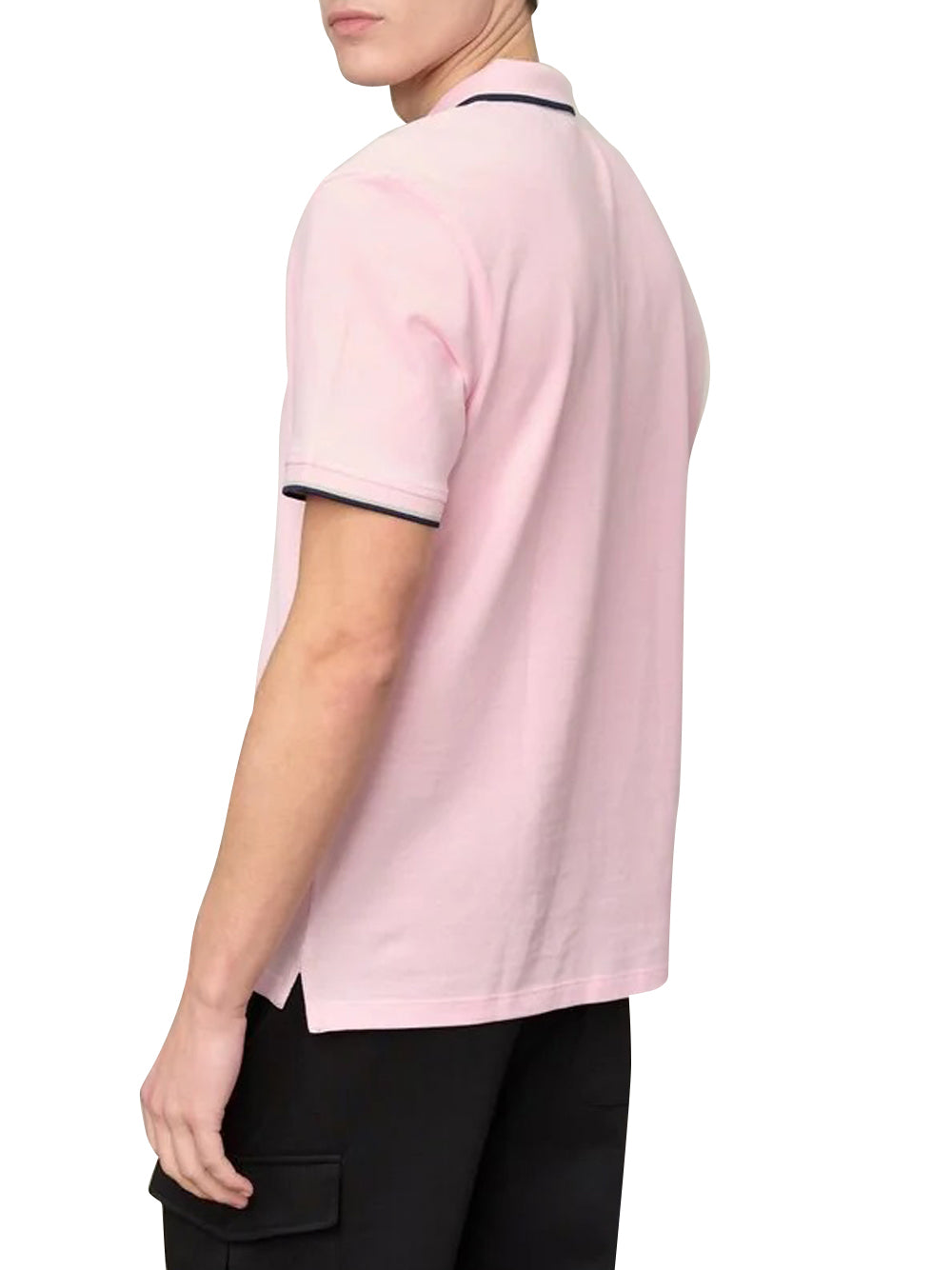 BLAUER Polo Doppia Riga Logata Parkson Blauer - Rosa Rosa
