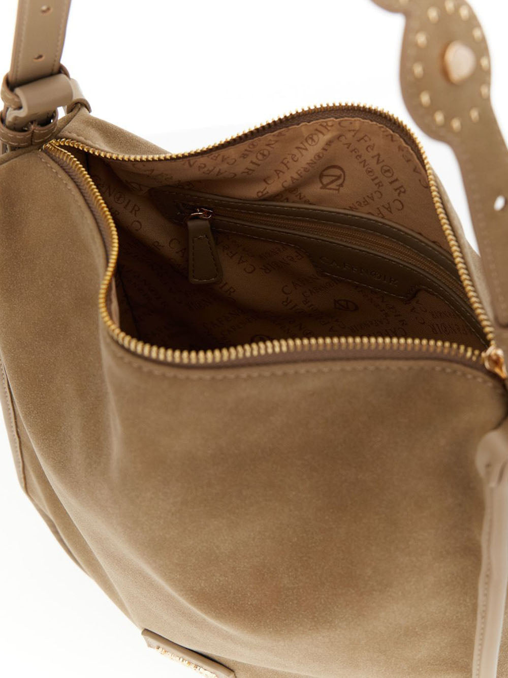 CAFE'NOIR Shopper Café Noir Effetto Camoscio - Fango Fango