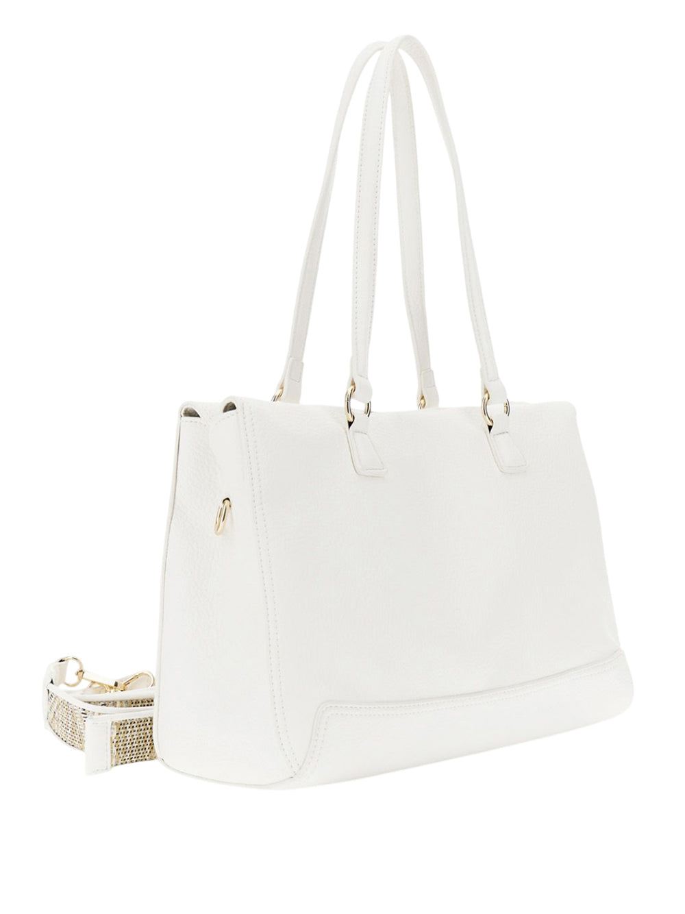 CAFE'NOIR Shopper Café Noir Effetto Pelle - Bianco Bianco