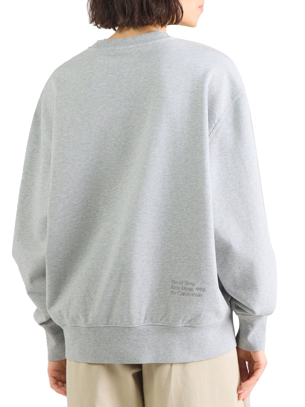 CALVIN 1LINEA 2USCITA Calvin Klein Felpa Kate Obsession - Grigio Heroic Grey Heather