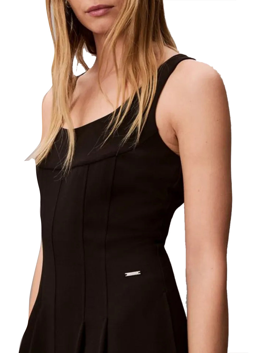 CALVIN 1LINEA 2USCITA Jumpsuit Calvin Klein Scuba Crepe - Nero Nero