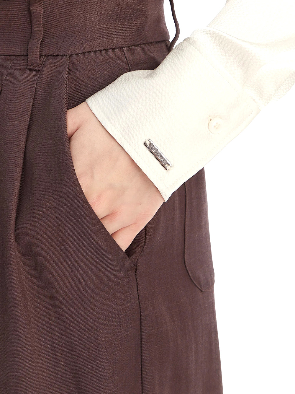 CALVIN 1LINEA 2USCITA Calvin Klein Camicia Regular Fit - Tofu Tofu