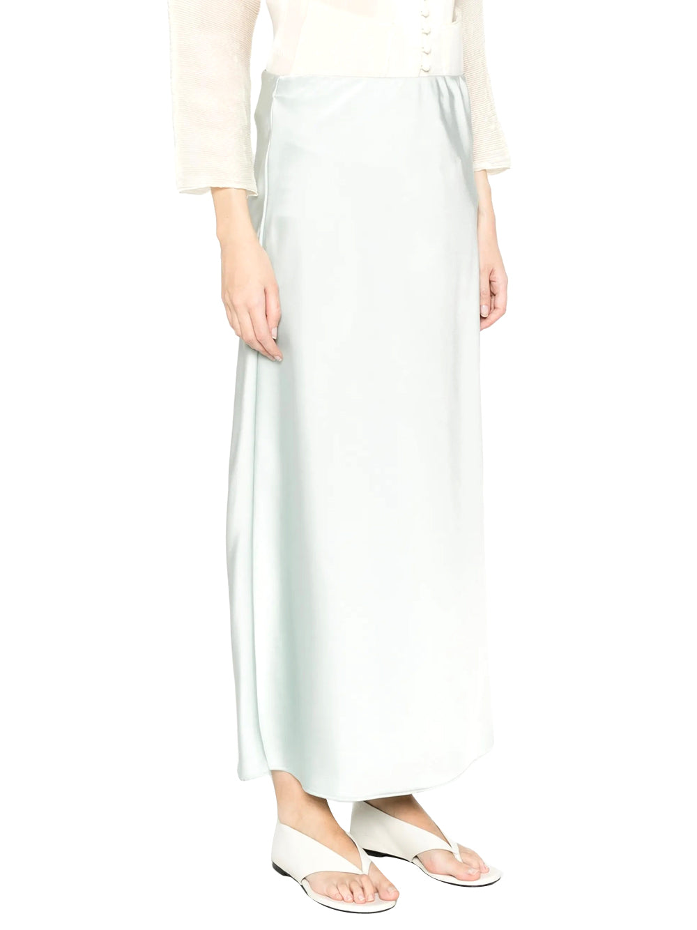 CALVIN 1LINEA 2USCITA Calvin Klein Gonna Shine Satin Maxi - Verde Acqua Pale Meadow