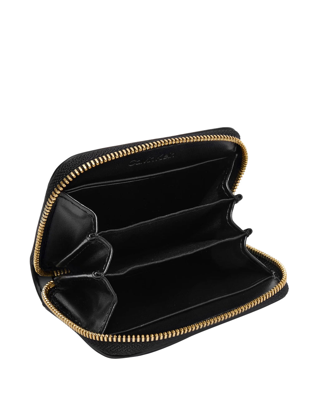 CALVIN ACC.1USCITA Calvin Klein Portafogli Bold Medium Zip Around Nero Nero
