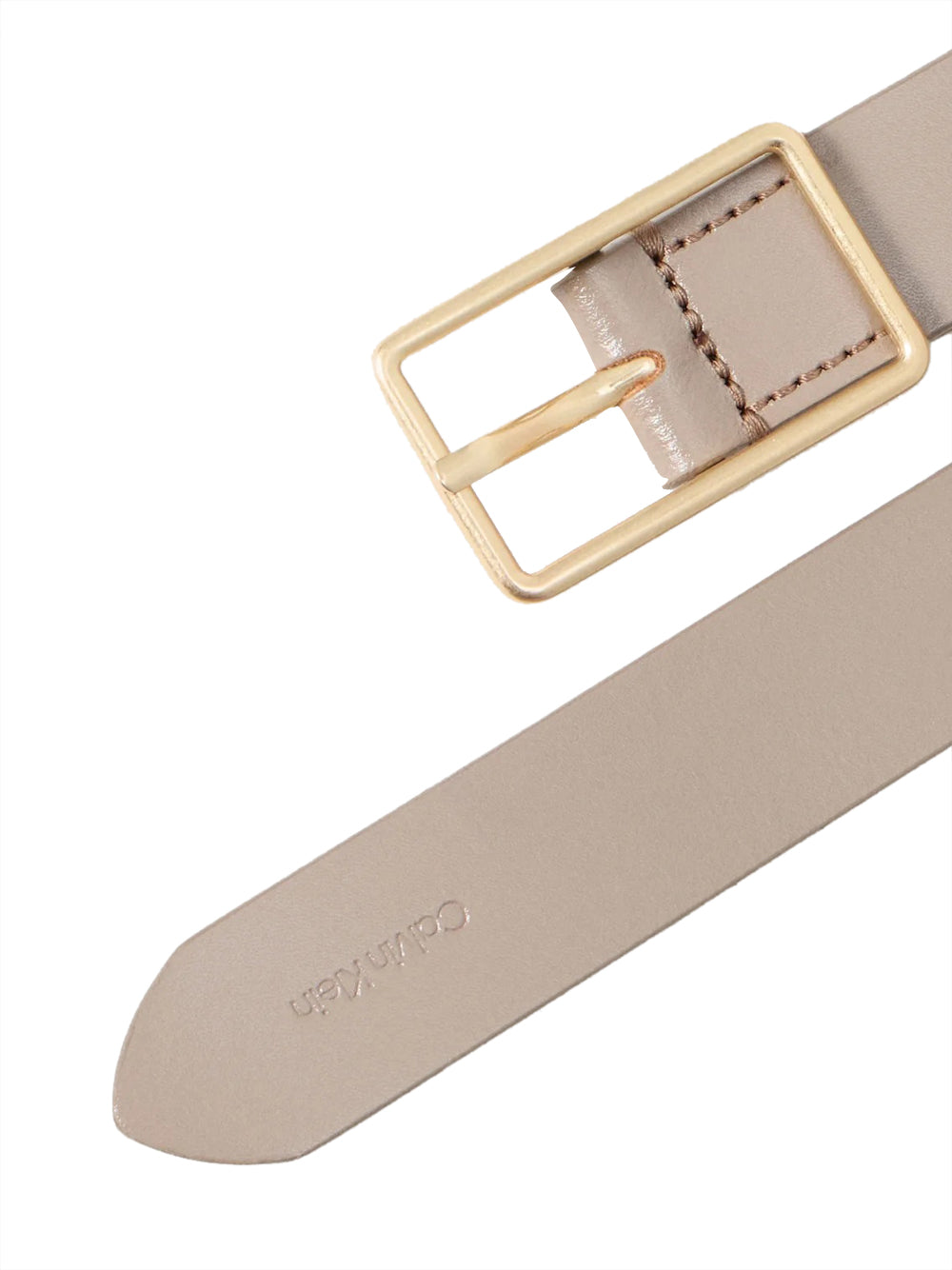 CALVIN ACC.1USCITA Calvin Klein Cintura Square Buckle 25mm Taupe TAUPE