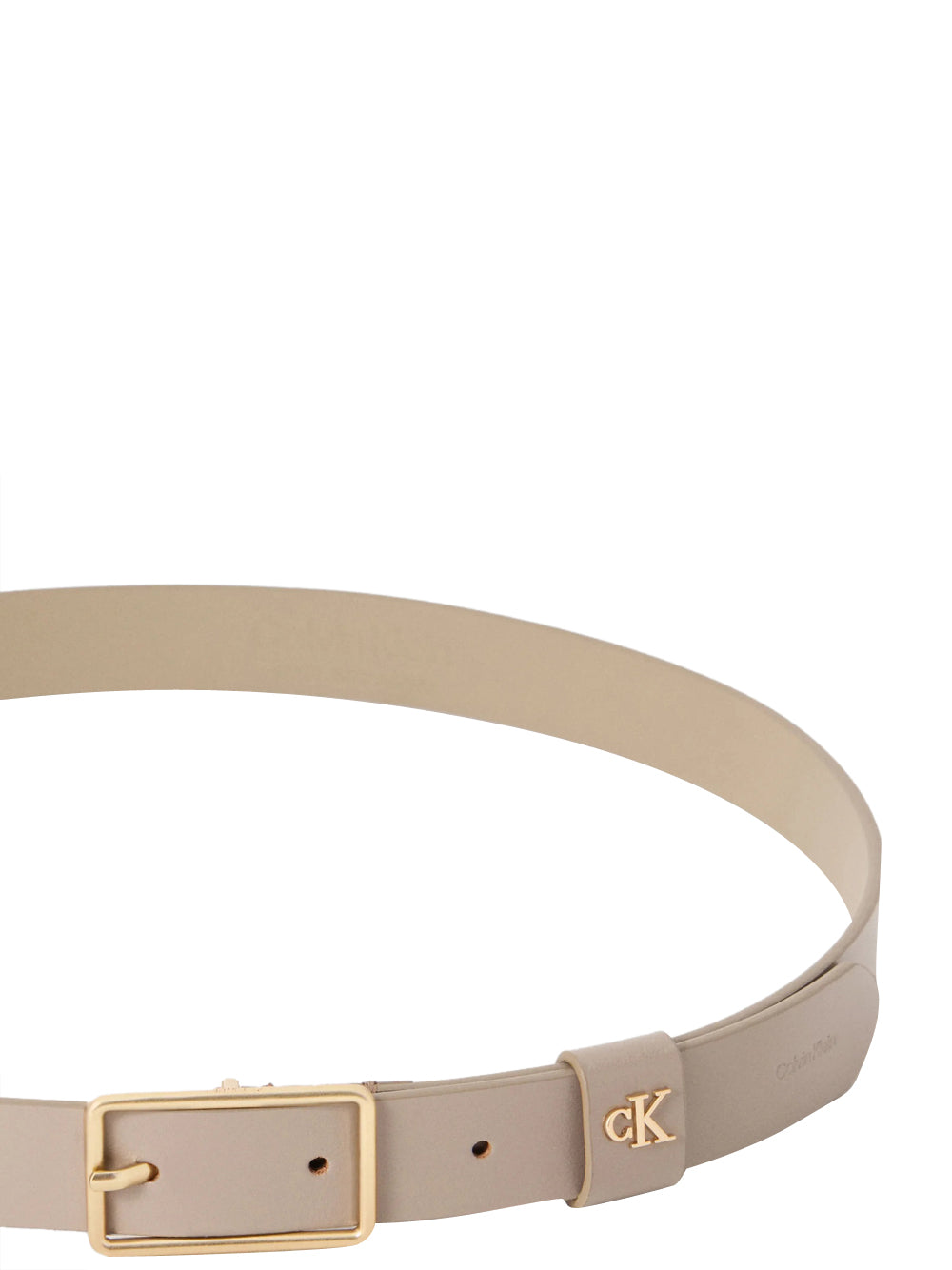 CALVIN ACC.1USCITA Calvin Klein Cintura Square Buckle 25mm Taupe TAUPE